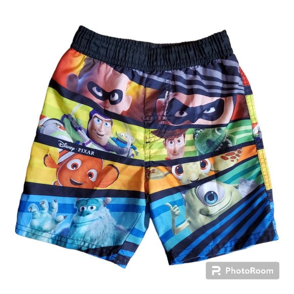 Disney Pixar Boys 24 Month Swim Trunks Shorts Bathing Suit - Picture 1 of 5
